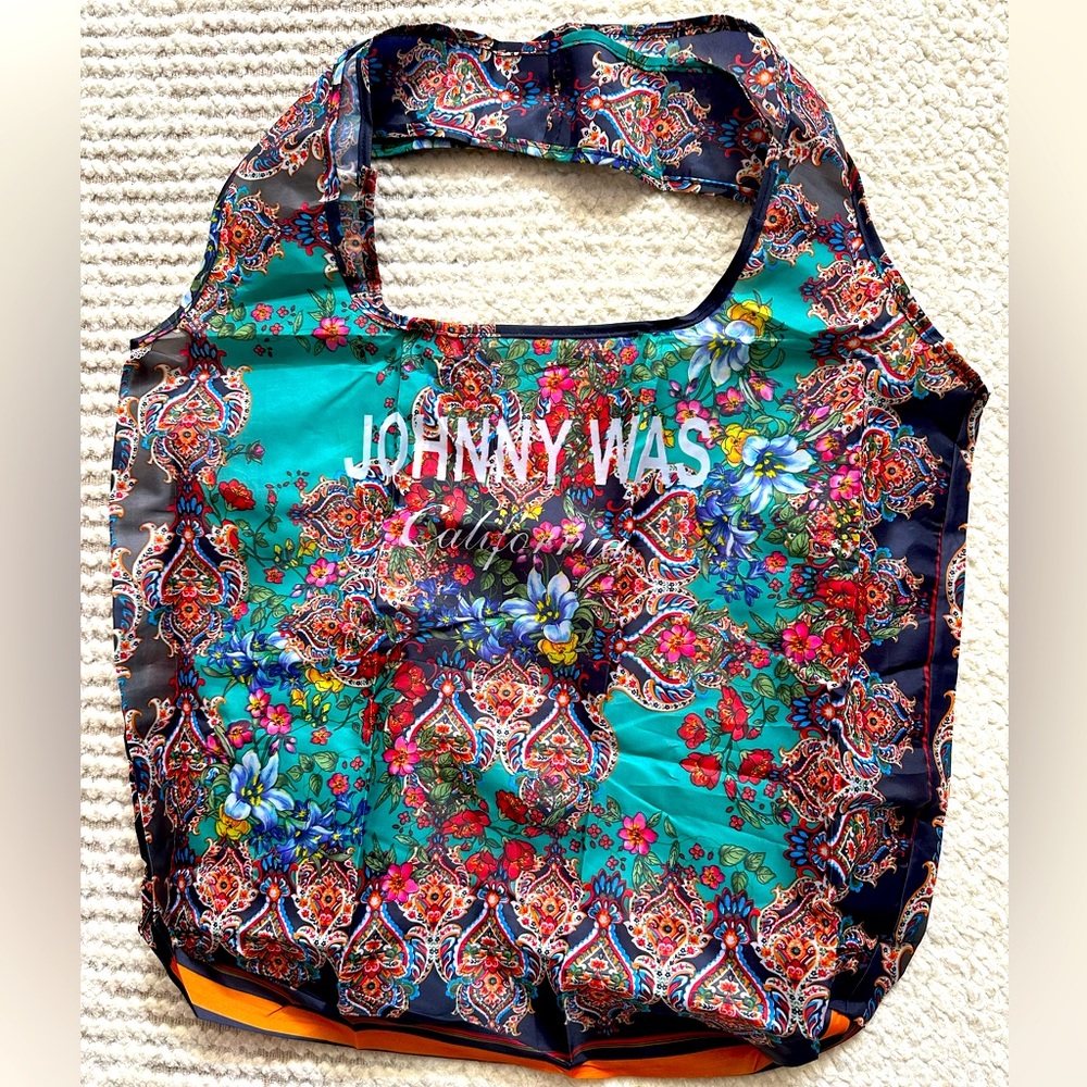 Johnny Was Reusable Tote Bag New
